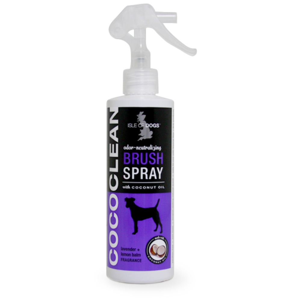 Dog Brush Spray featuring our signature scent lavender + lemon
